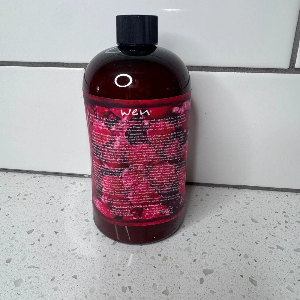 WEN by Chaz Dean Winter Red Currant Cleansing Conditioner 16oz Limited Edition